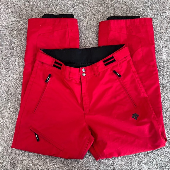 Descente Other - Descente Men’s Ski Snow Pants Size Large Red Style-D5-8154EB Outdoor Zip $199 ,